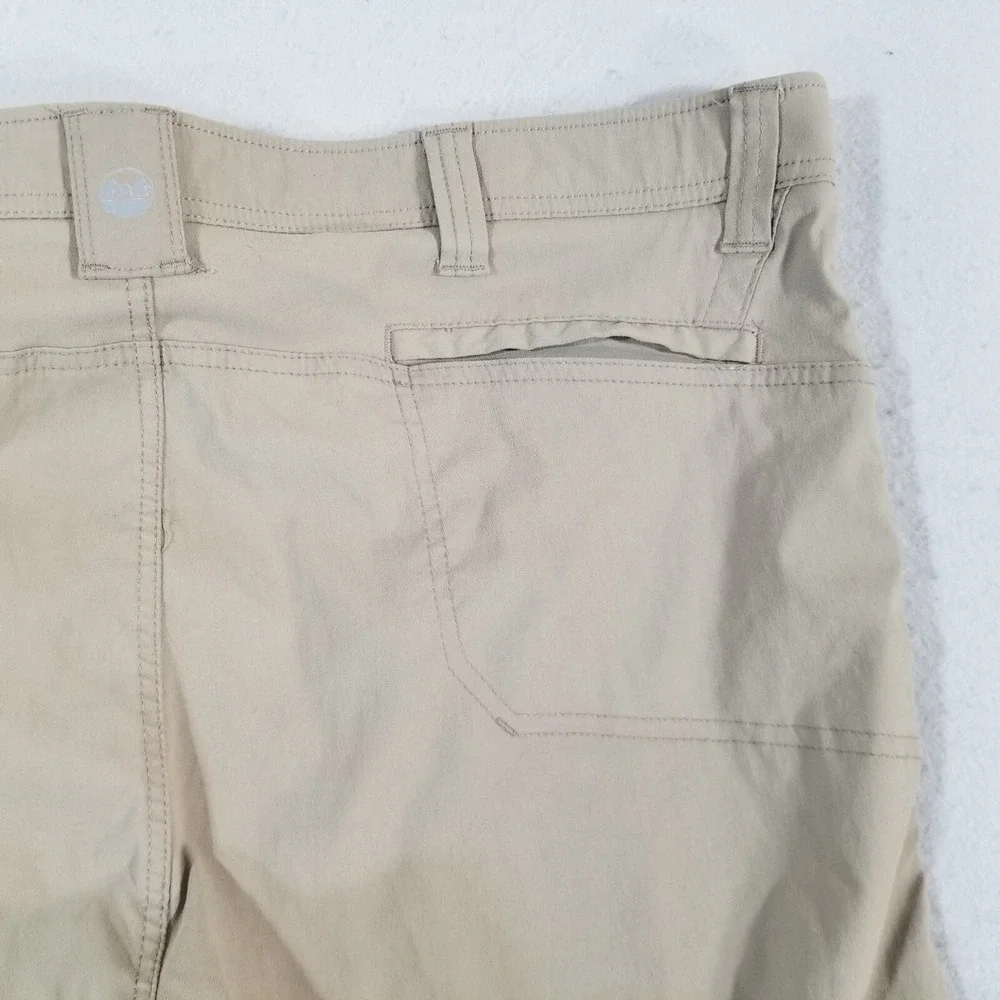 Wrangler outdoor cargo pants men's 44 x 28 brown comfort waist flex stretch